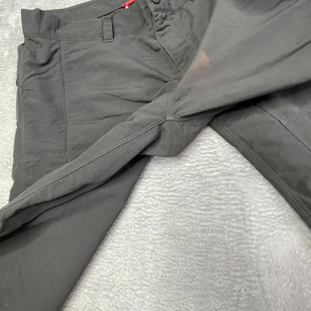 The North Face Nylon‎ Hiking Travel Pants Mens Sz 34 Gray Outdoor Gorpcore